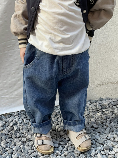 Kids Comfortable Blue Jeans Pants 0-5 Years - Lusomart