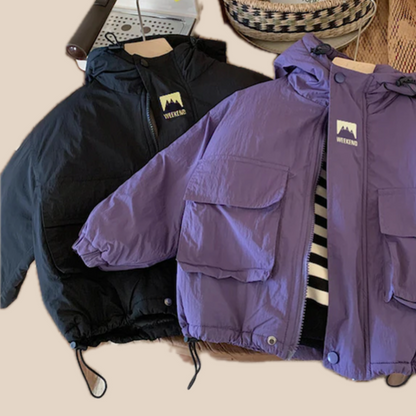 Kids Waterproof Hooded Coat - Lusomart