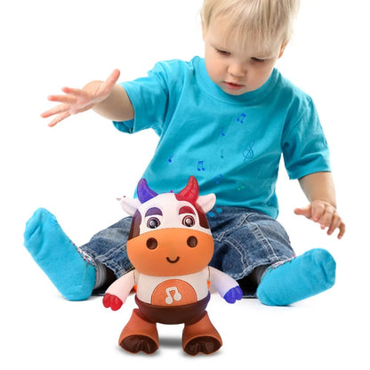 JoyMoove – Dancing cow toy with musical lights and playful movements 1