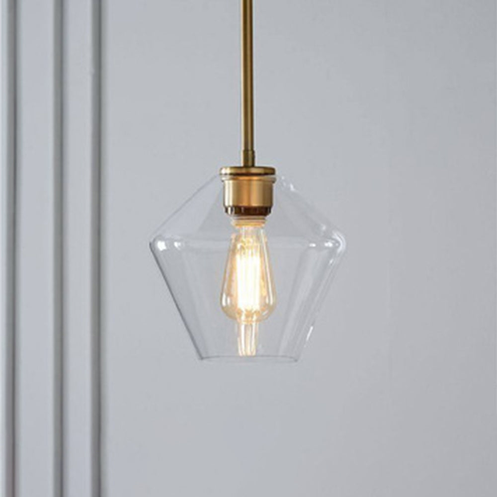 Crystal Glass Drop Pendant Light