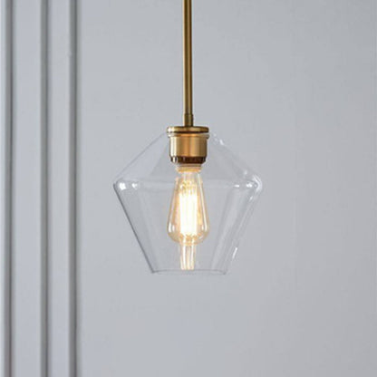 Crystal Glass Drop Pendant Light