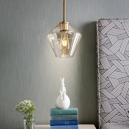 Crystal Glass Drop Pendant Light