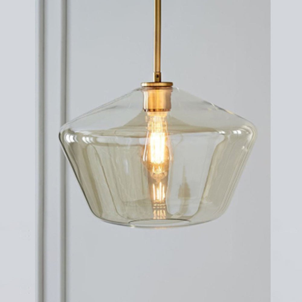 Crystal Glass Drop Pendant Light