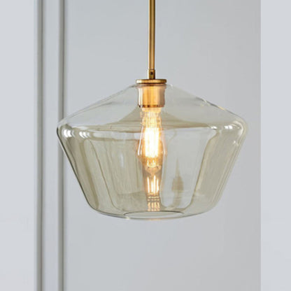 Crystal Glass Drop Pendant Light