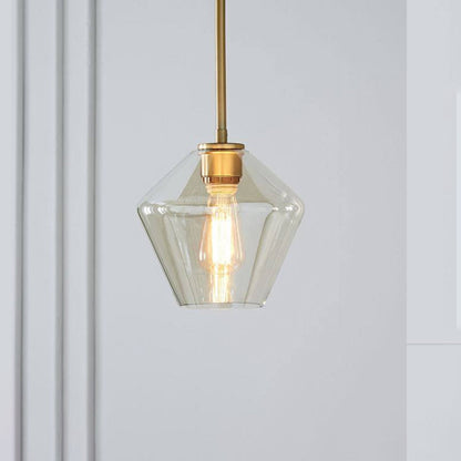 Crystal Glass Drop Pendant Light