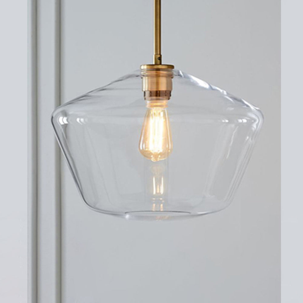 Crystal Glass Drop Pendant Light