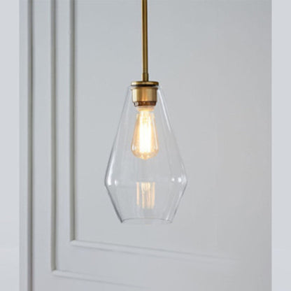 Crystal Glass Drop Pendant Light