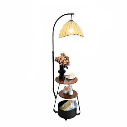 Asian Style 3 Tier End Table Lamp - Lusomart