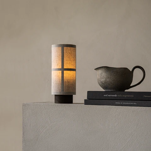 Natural Fabric Slim LED Desk Lamp