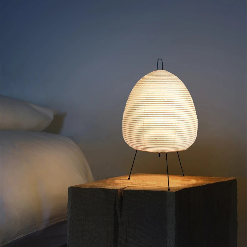 Minimalist Paper Shade LED Table Light