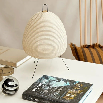 Minimalist Paper Shade LED Table Light