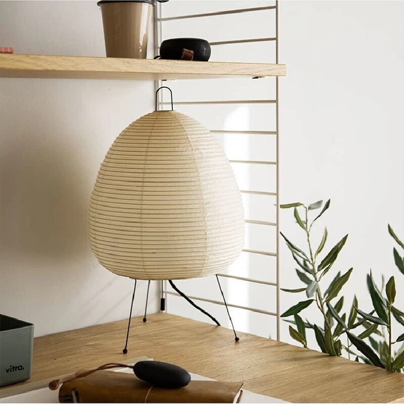 Minimalist Paper Shade LED Table Light