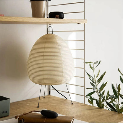 Minimalist Paper Shade LED Table Light
