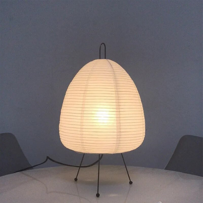Minimalist Paper Shade LED Table Light