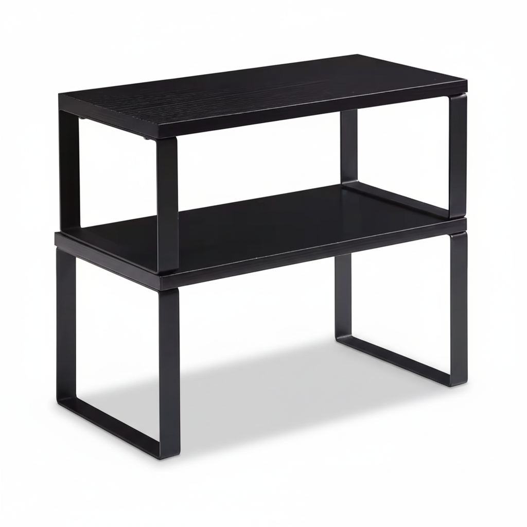 Space Saving Metal Shelf Storage Units for Kitchen Cabinets