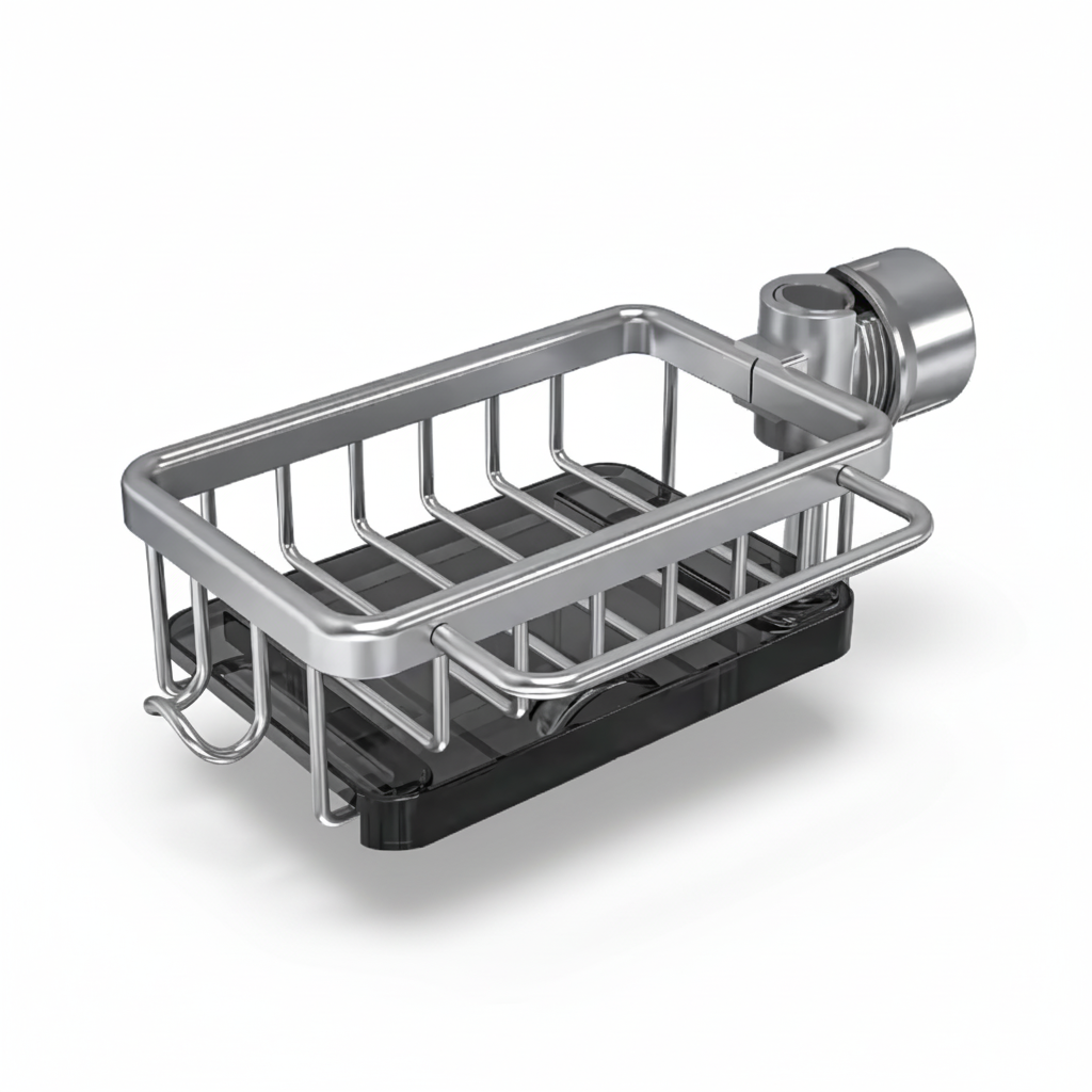 Space Saving Kitchen Sink Tray Stainless Steel Holder