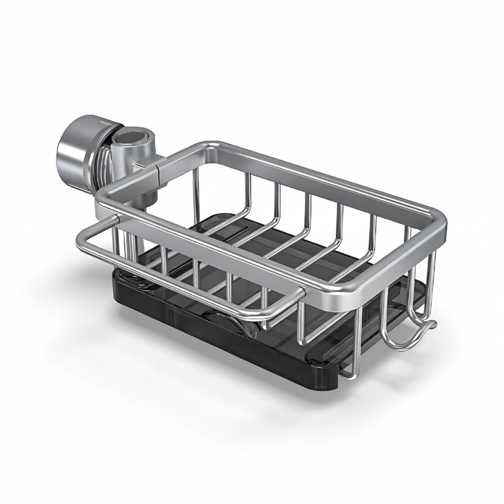 Space Saving Kitchen Sink Tray Stainless Steel Holder