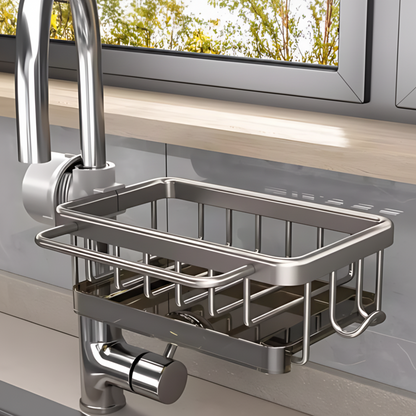 Space Saving Kitchen Sink Tray Stainless Steel Holder