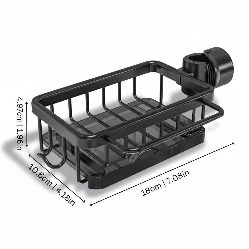 Space Saving Kitchen Sink Tray Stainless Steel Holder