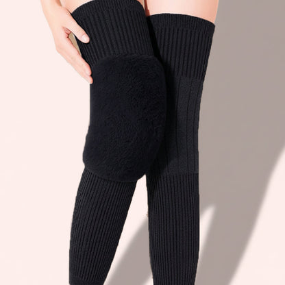 Warm Knee Support Pads for Winter Sports Protection