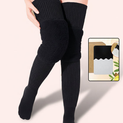 Warm Knee Support Pads for Winter Sports Protection