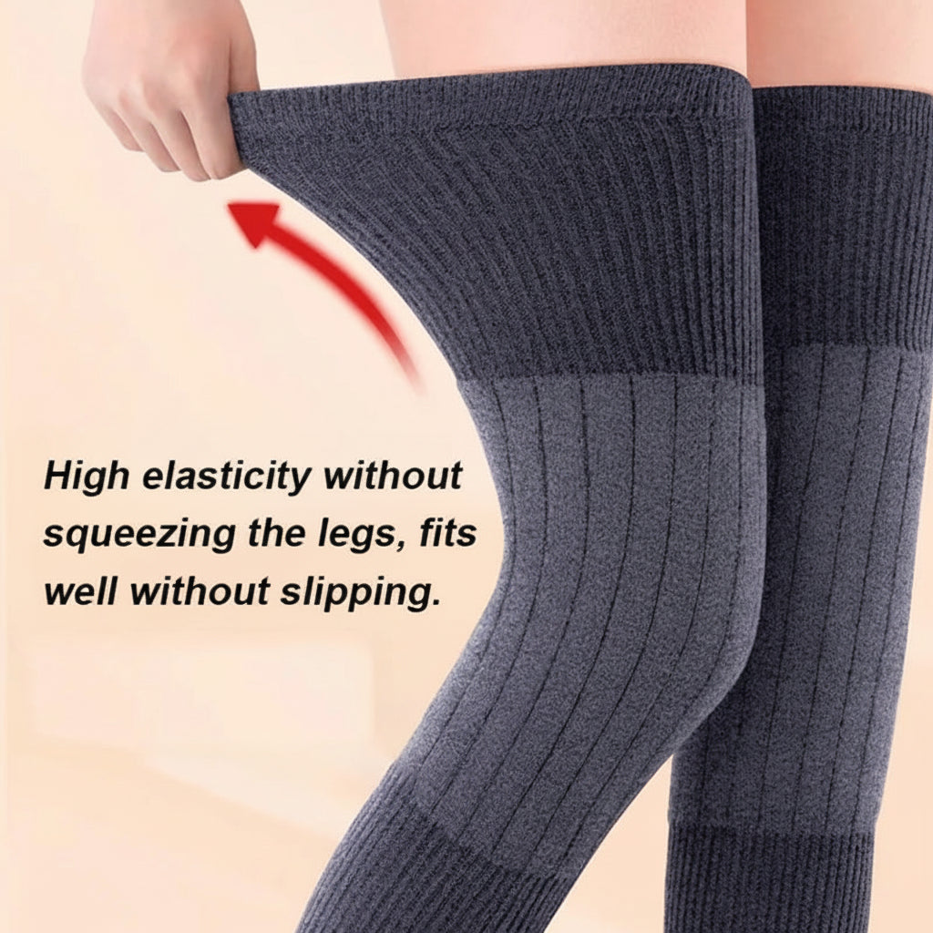 Warm Knee Support Pads for Winter Sports Protection
