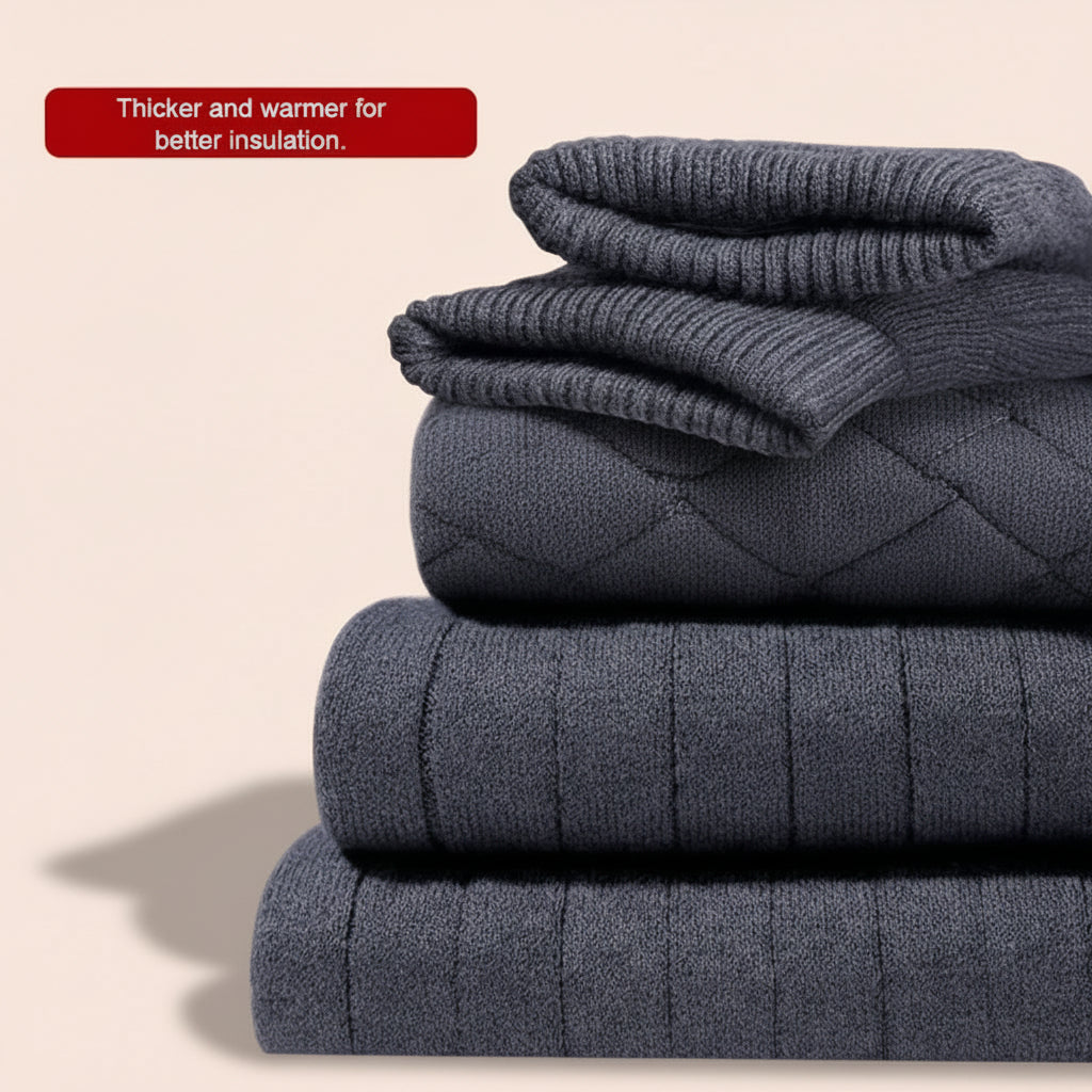 Warm Knee Support Pads for Winter Sports Protection