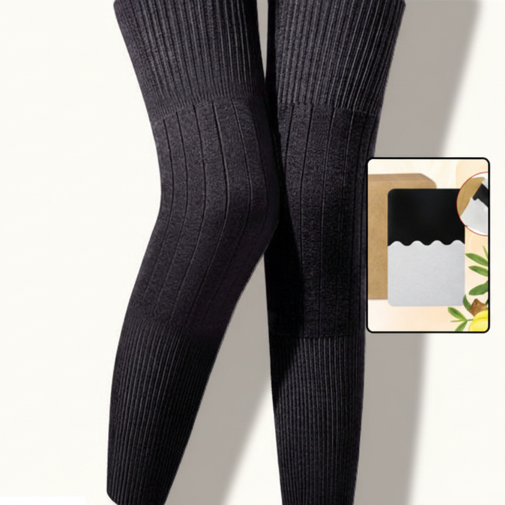 Warm Knee Support Pads for Winter Sports Protection