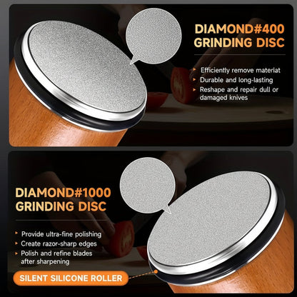 Easy Use Diamond Stone Knife Sharpener Kit
