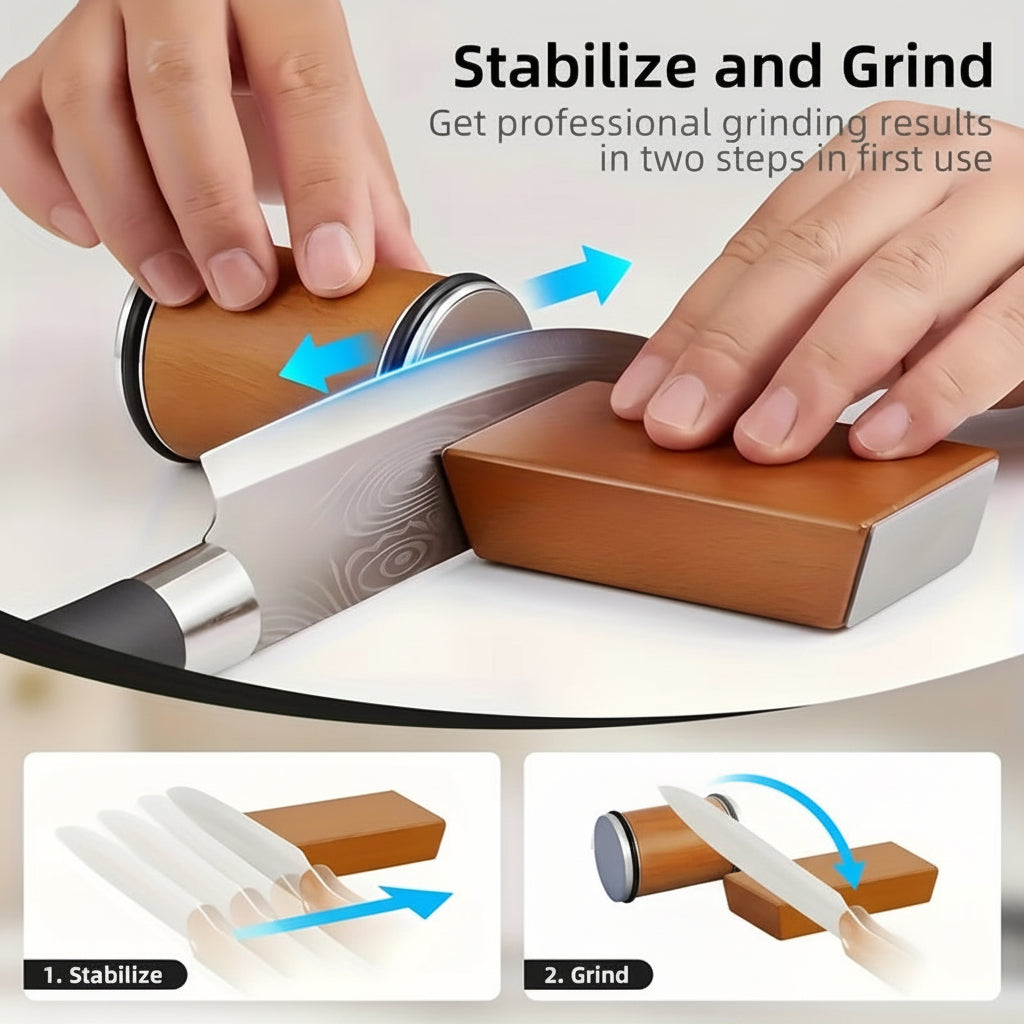 Easy Use Diamond Stone Knife Sharpener Kit