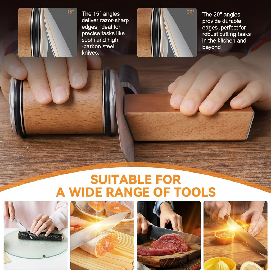 Easy Use Diamond Stone Knife Sharpener Kit