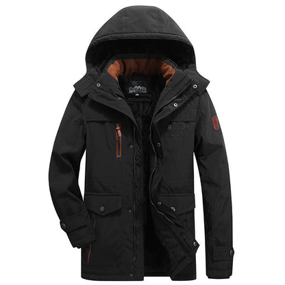 Warm Waterproof Snow Jacket with Hood