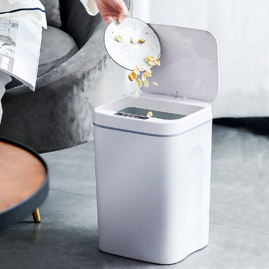 Automatic Motion Sensor Trash Can 16L Hands Free Bin - Lusomart