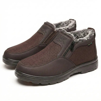 Warm Fuzzy Non-Slip Men's Winter Slipper Shoes - Lusomart