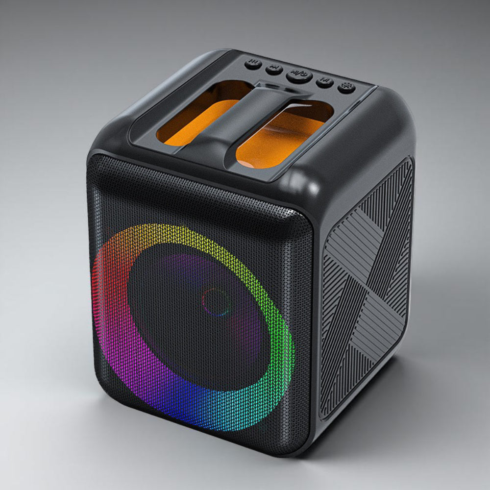 Wireless Karaoke System Portable Bluetooth Speaker Mic - Lusomart