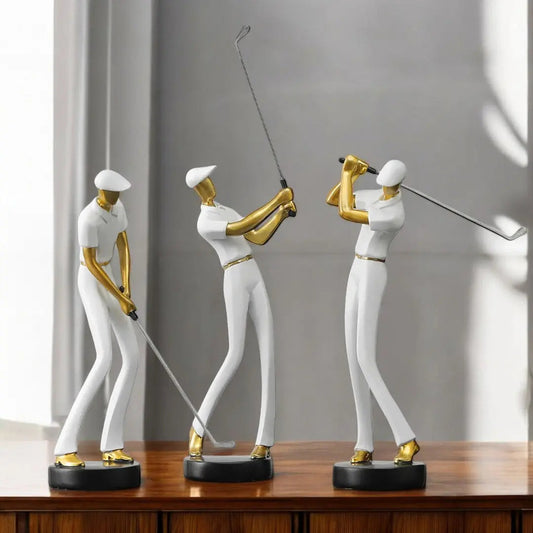 Colorful Golf Swing Garden Statues - Lusomart