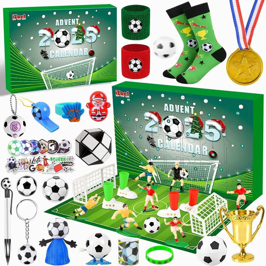 Fun Kids Football Countdown Calendar 24 Days Surprises - Lusomart