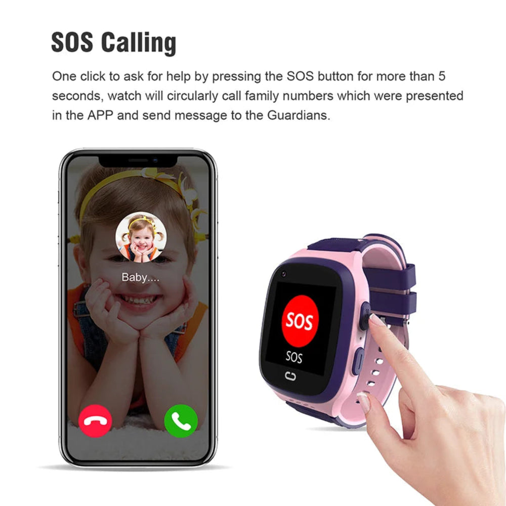KidVoy | Waterproof Kids GPS Smartwatch – Durable Design with Touchscreen & Camera 3