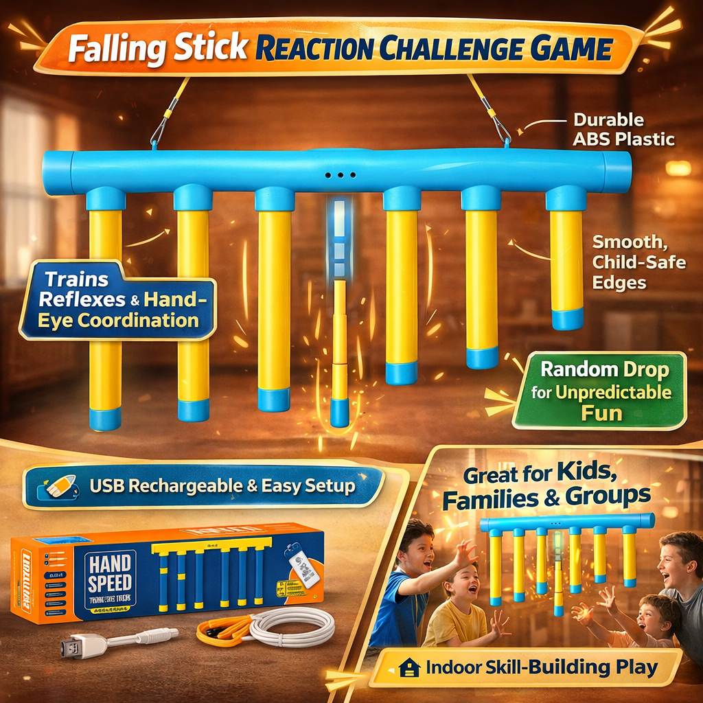 Fast Fun Reaction Training Game Drop Test