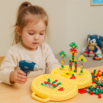 Educational Childrens Construction Block Learning Playset