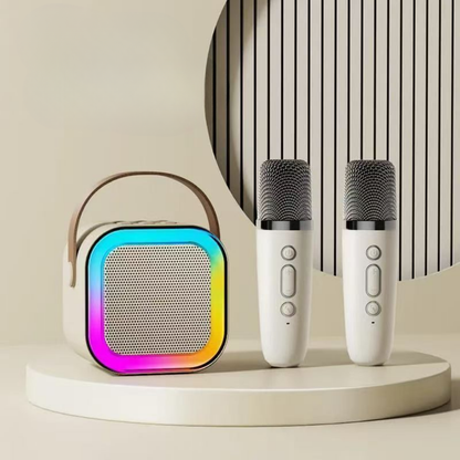 Fun Portable Karaoke System Bluetooth Speaker Microphone