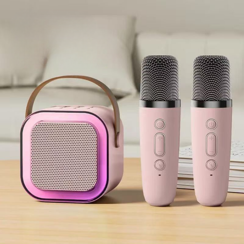 Fun Portable Karaoke System Bluetooth Speaker Microphone