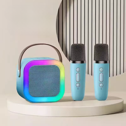 Fun Portable Karaoke System Bluetooth Speaker Microphone - Lusomart