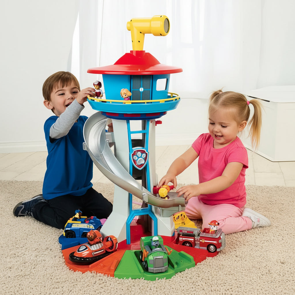 Fun Childrens Playset Slide Car Track Set