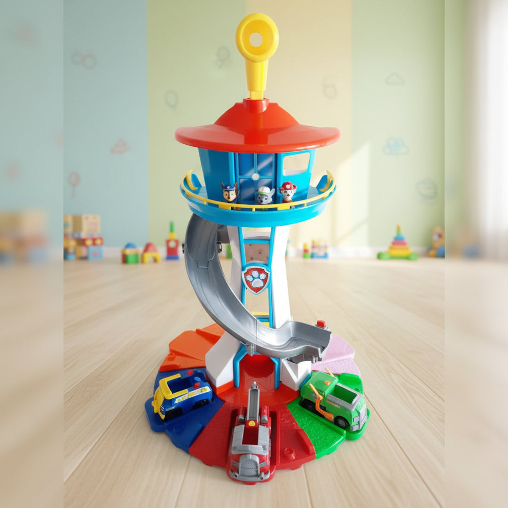 Fun Childrens Playset Slide Car Track Set