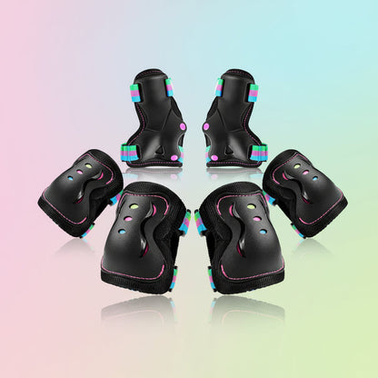 Youth Safety Pads Set for Knee Elbow Wrist Protection