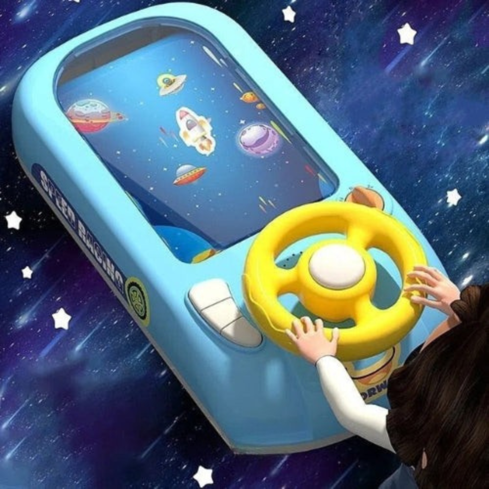 Fun Kids Play Steering Wheel with Sound Effects - Lusomart