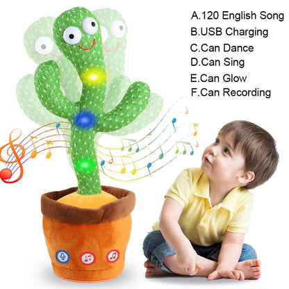 Fun Talking Cactus Plush Toy for Kids - Lusomart