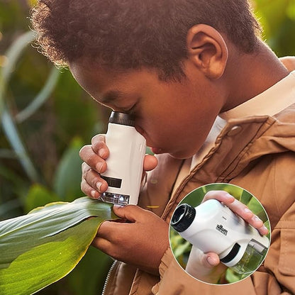 Kids’ Portable Microscope 60x-120x Magnification Educational Toy Durable Child-Friendly 2