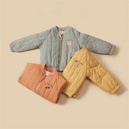 Child's Winter Jacket Cotton Embroidery Warm and Stylish 1
